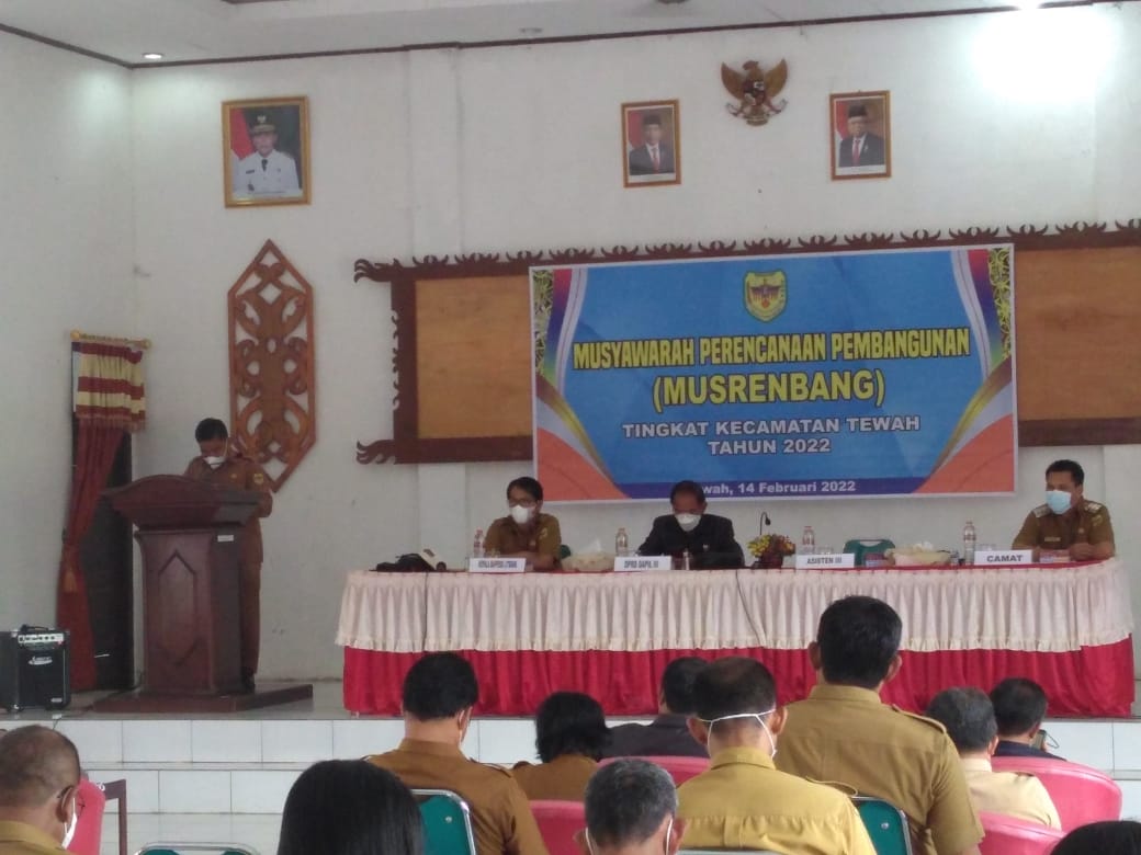 Musrenbang Kecamatan Tewah Selaras dengan RPJMD dan Renstra