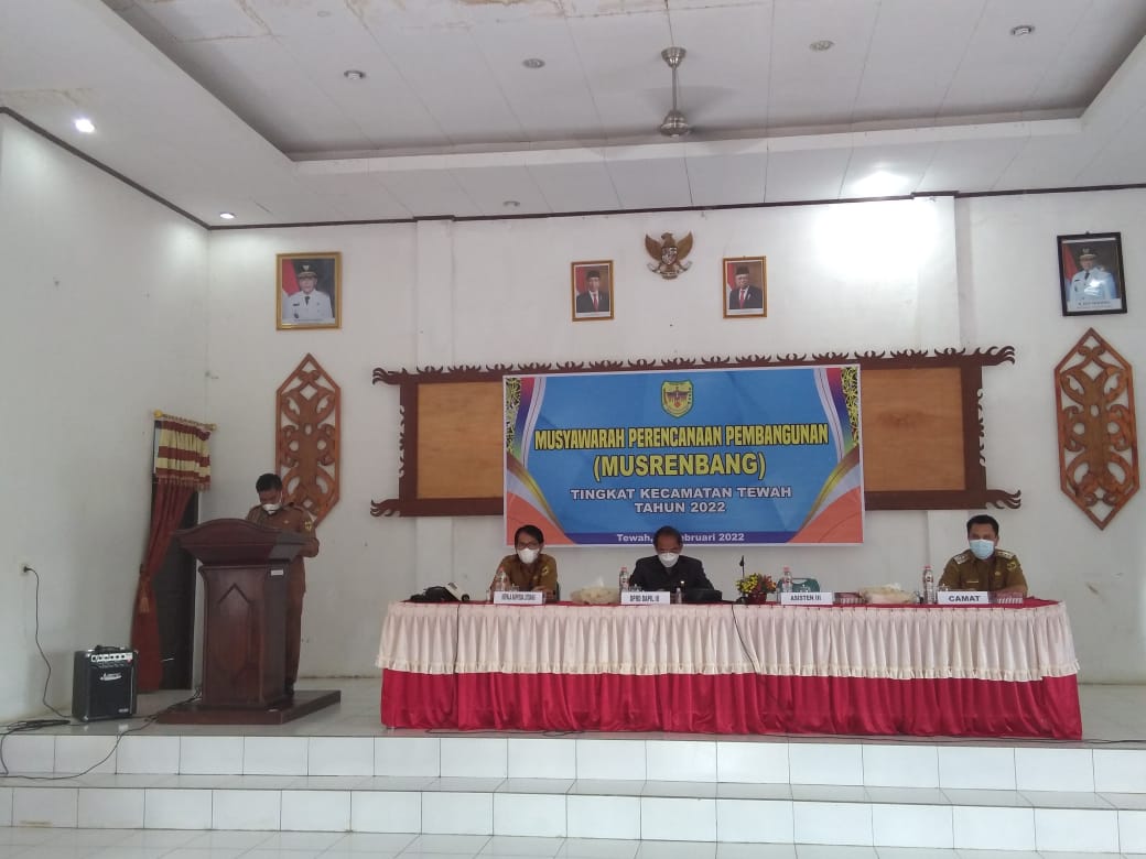 Musrenbang Kecamatan Tewah Selaras dengan RPJMD dan Renstra