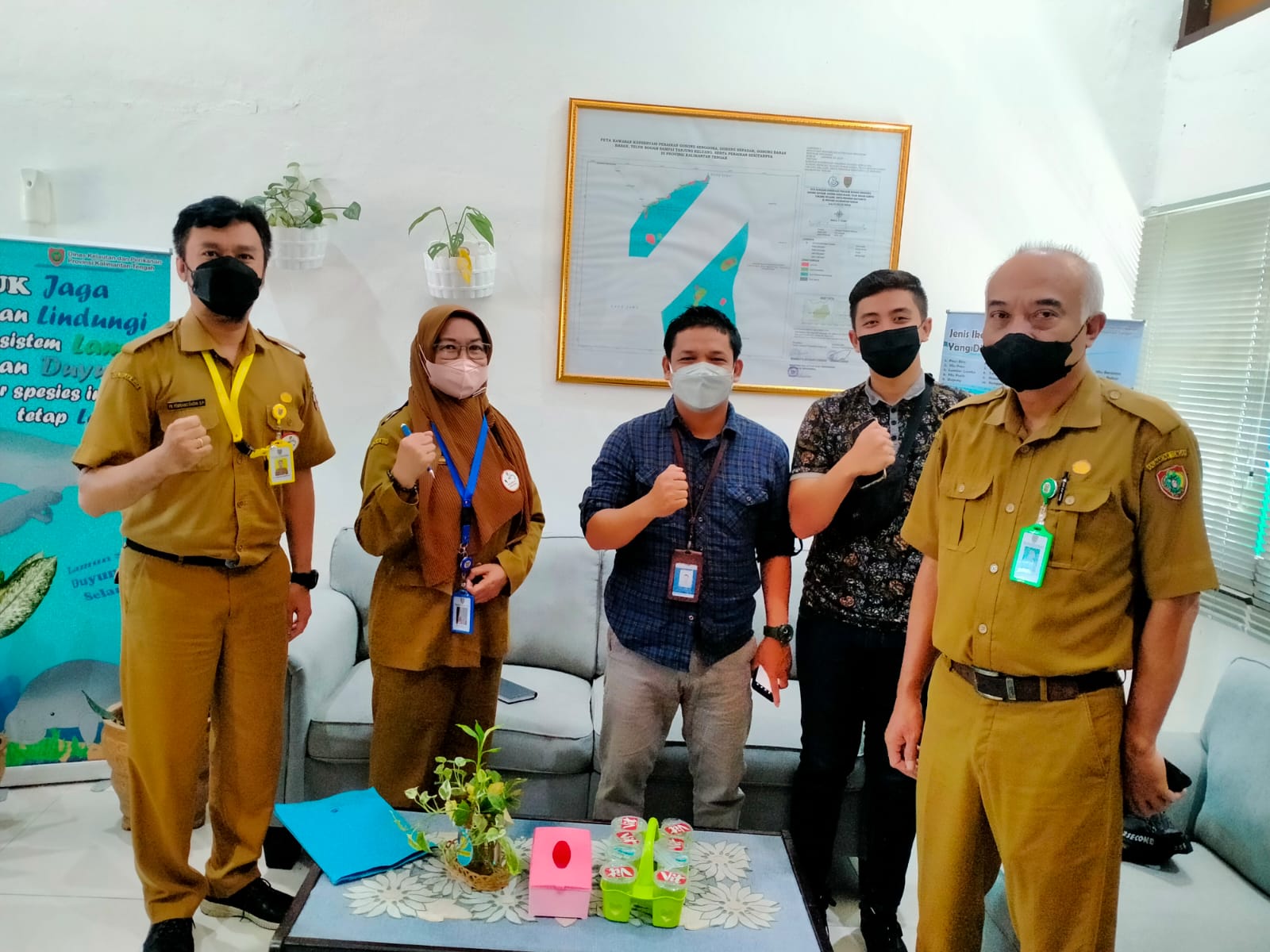 Dislutkan Prov. Kalteng Terima Kunjungan BPSPL Pontianak