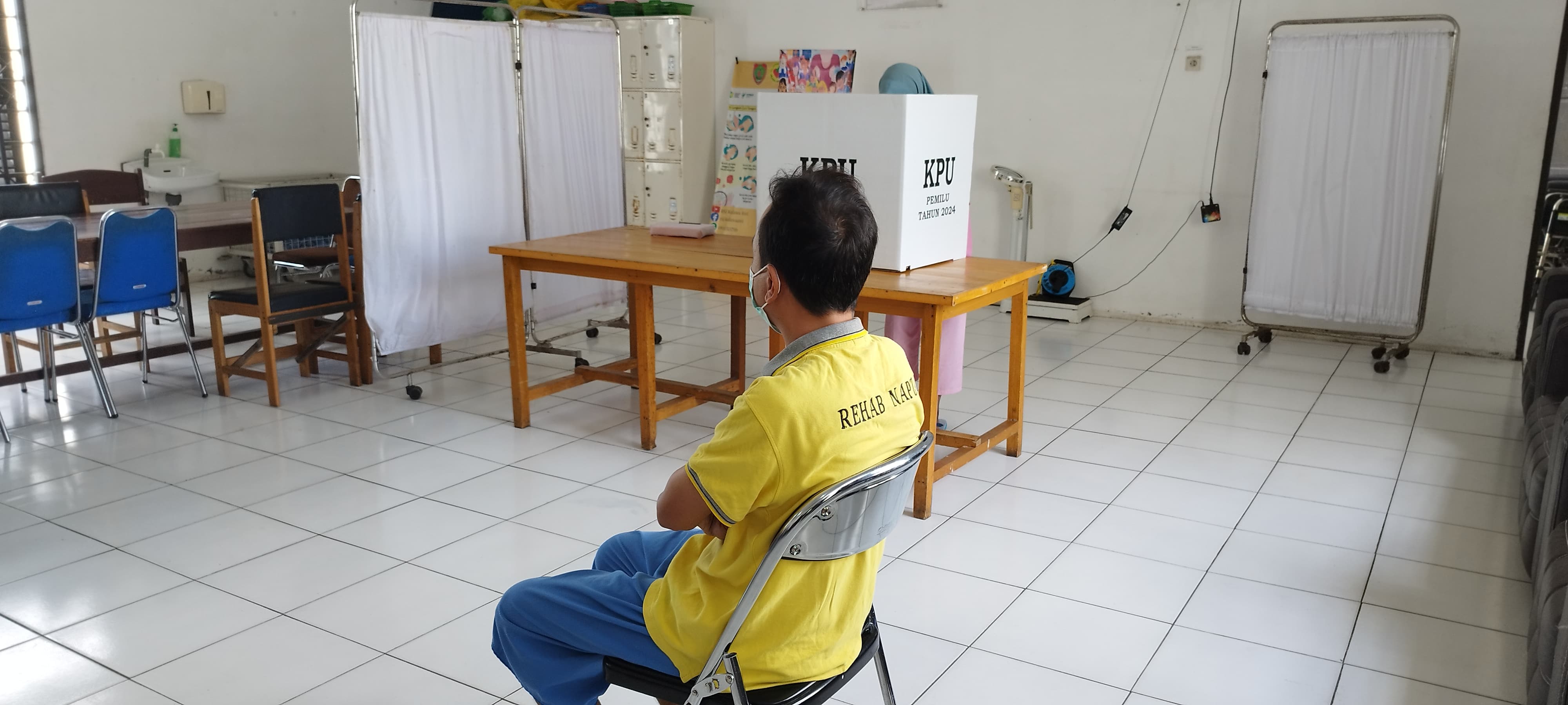 Pasien RSJ Kalawa Atei Turut Serta dalam Pesta Demokrasi Tahun 2024