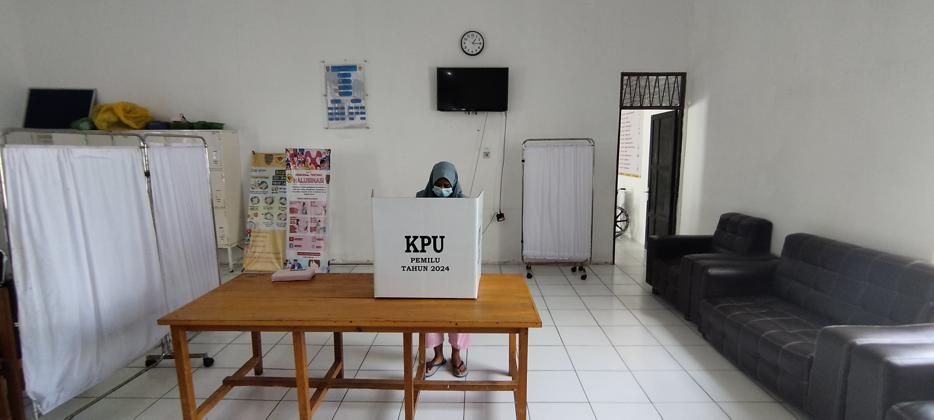 Pasien RSJ Kalawa Atei Turut Serta dalam Pesta Demokrasi Tahun 2024