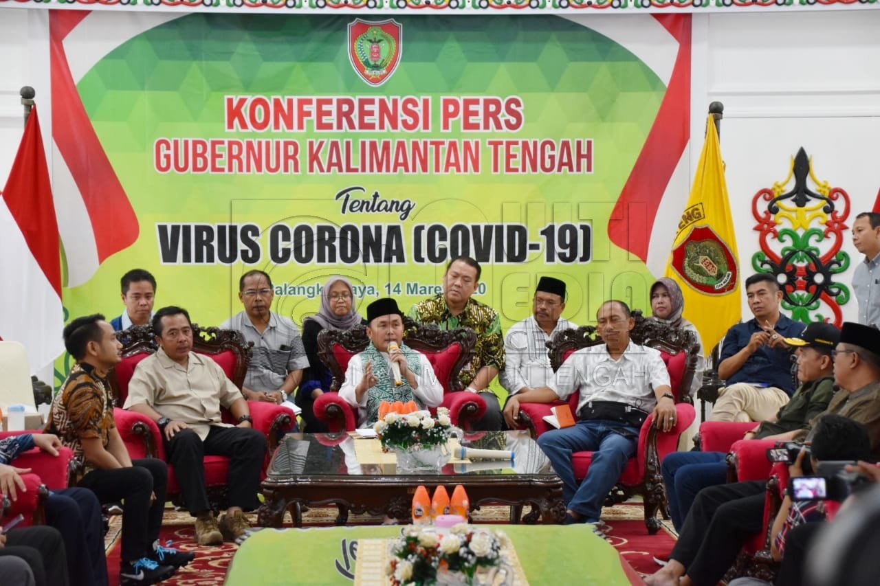 Gubernur Kalteng Keluarkan Surat Edaran Tentang Pencegahan Dan Antisipasi Penyebaran Covid 19
