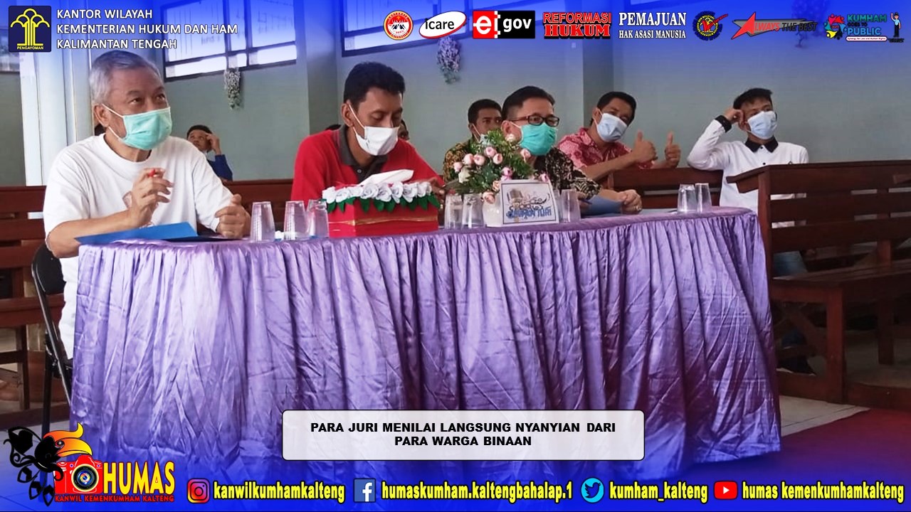 Sambut Hari Paskah, Lapas Palangka Raya Gelar Lomba Menyanyi Rohani Bagi WBP