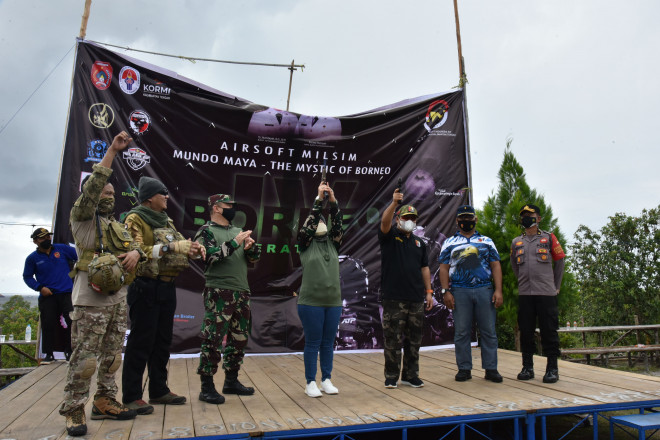 Bupati Hj. Nurhidayah Harap Event Airsoft Milsim Borneo Operation IV Bisa Memajukan Dunia Pariwisata Kobar