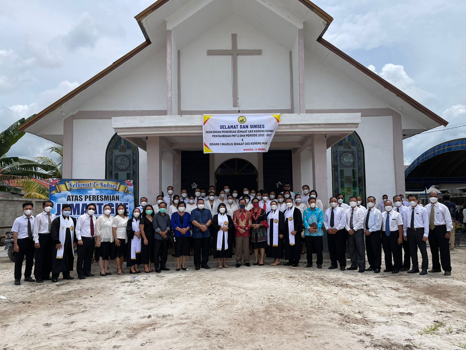 Bupati Katingan Hadiri Peresmian Jemaat GKE Kereng Humbang