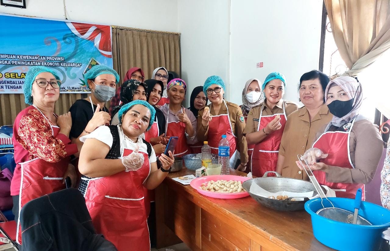 Dinas P3APPKB Prov. Kalteng Gelar Pelatihan Peningkatan Kapasitas Perempuan Korban Kekerasan di Barito Selatan
