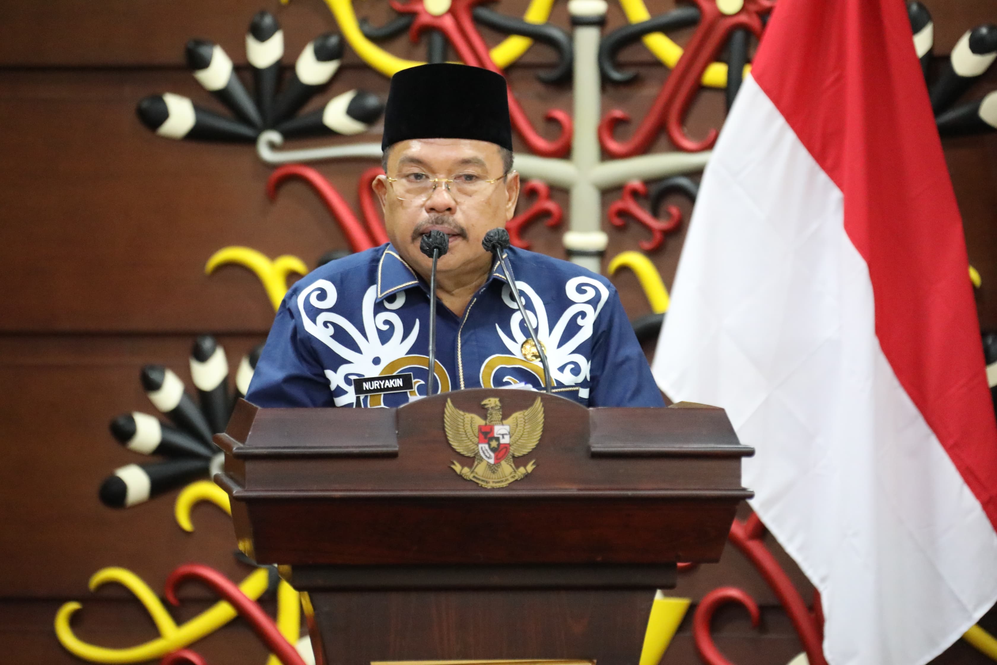 Sekda Nuryakin Lantik Pimpinan Tinggi Pratama, Pejabat Administrator, dan Pejabat Pengawas Lingkup Pemprov Kalteng