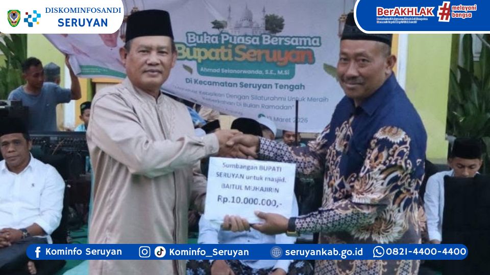 Bupati Seruyan Hadiri Buka Puasa Bersama di Batu Agung, Tegaskan Komitmen Pembangunan Daerah