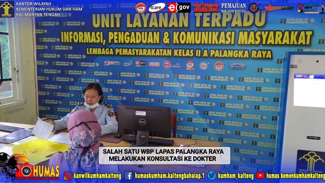 Tim Medis Lapas Palangka Raya Siap Layani Konsultasi Kesehatan WBP 