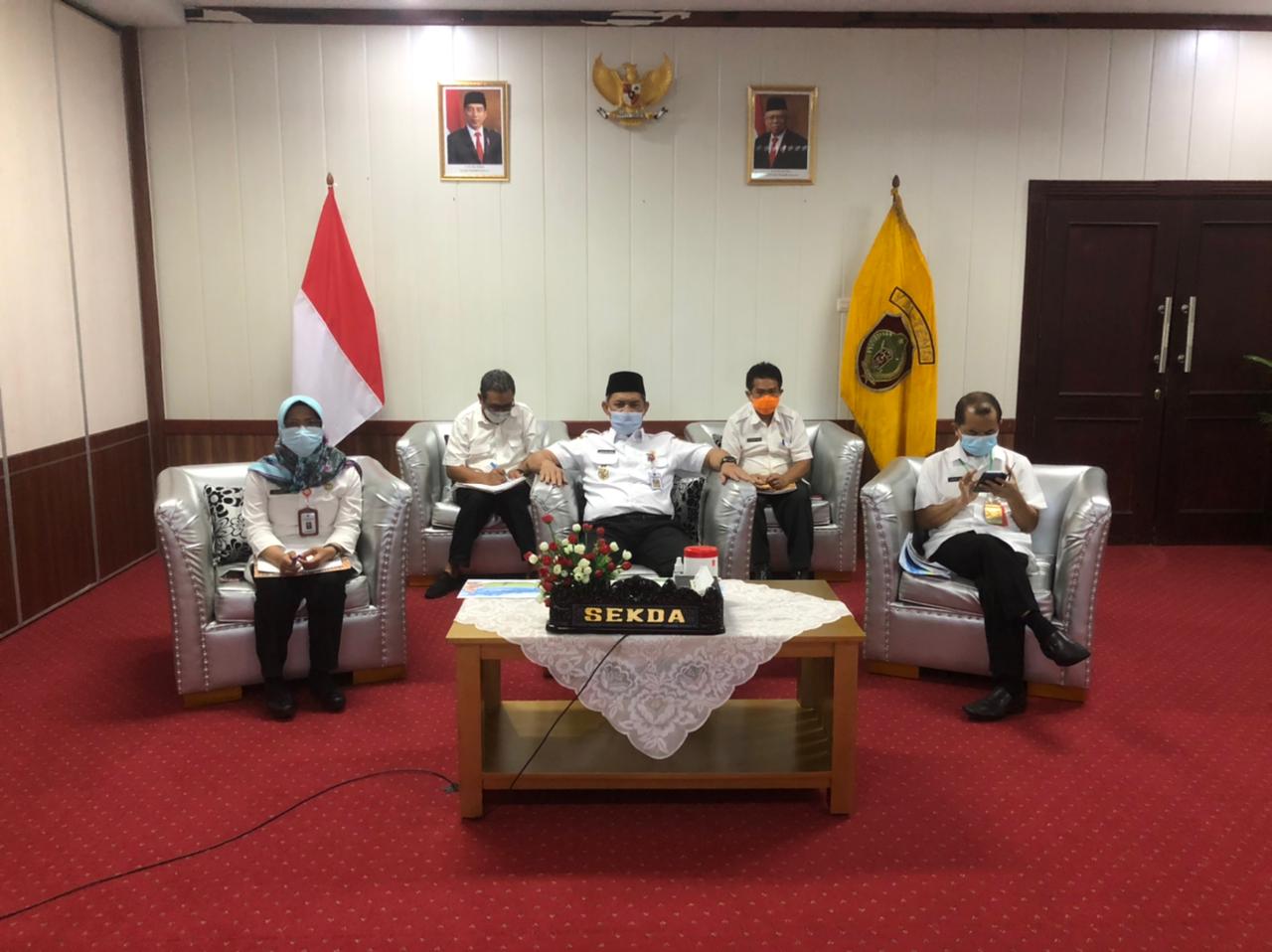 Sekda Fahrizal Fitri Hadiri Rapat Koordinasi Percepatan Implementasi Program Food Estate di Provinsi Kalteng