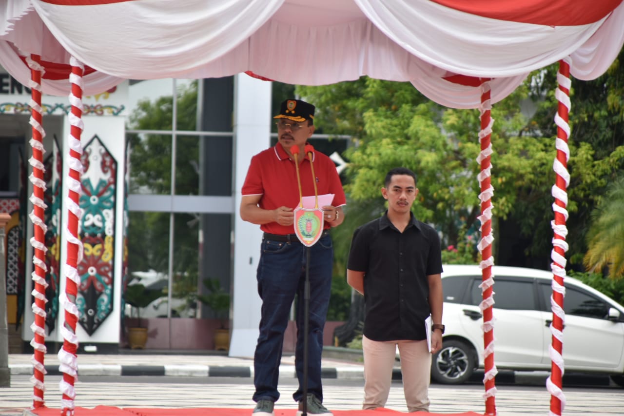 Peringati Hari Otonomi Daerah ke XXVII, Pemprov. Kalteng Laksanakan Bhakti Sosial Pembersihan Tempat Ibadah