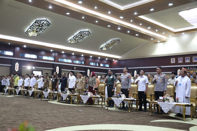 Gubernur Kalteng Halalbihalal Kebangsaan bersama Pemprov Kalteng, Forkopimda serta DAD, Organisasi Kemasyarakatan dan Organisasi Keagamaan