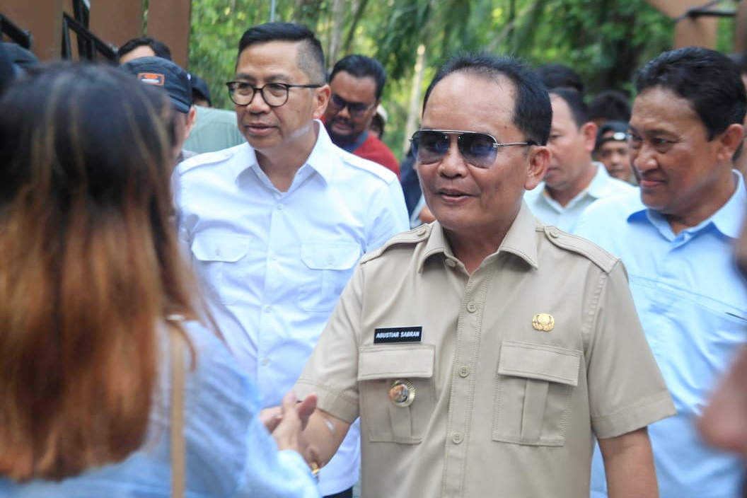 Kepala BAPPERIDA Prov. Kalteng Dampingi Gubernur Kunjungi Wisata Edukasi Hutan Kota Nyaru Menteng Berkah 