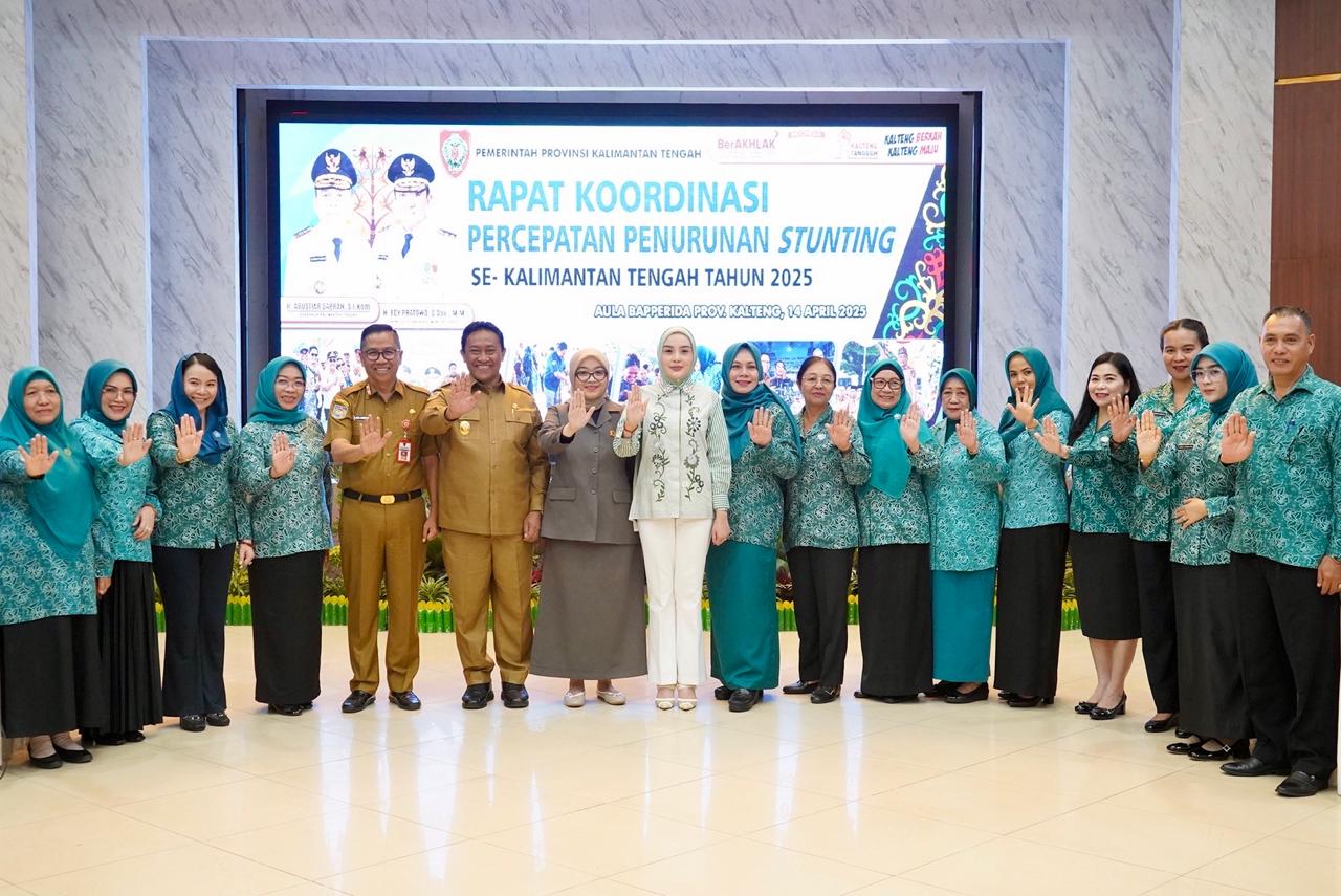 Wagub Edy Pratowo Buka Rakor Percepatan Penurunan Stunting se-Kalteng Tahun 2025