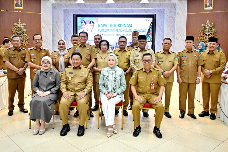 BAPPERIDA Prov. Kalteng Gelar Rakor Percepatan Penurunan Stunting se-Kalteng Tahun 2025