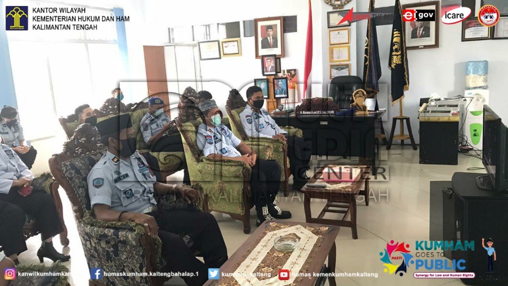 Lapas Pangkalan Bun Mendoakan Indonesia Bersama Dengan Presiden RI
