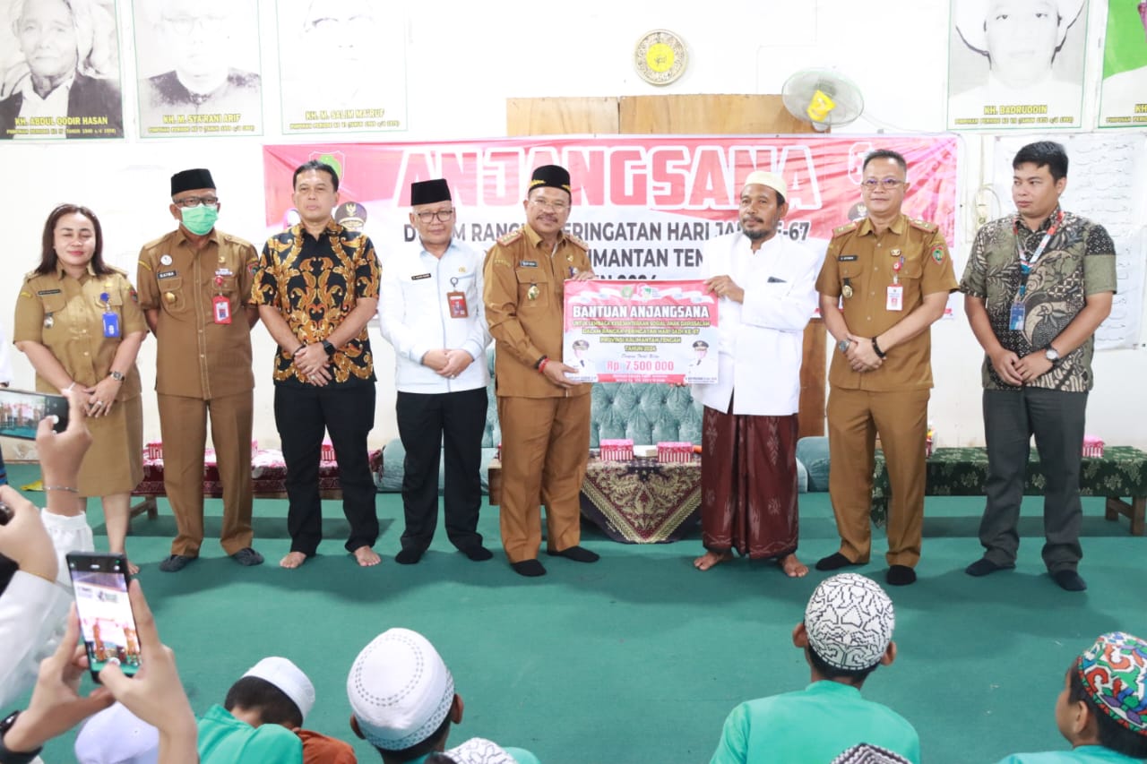 Rangkaian Harjad ke-67 Kalteng, Sekda Nuryakin Pimpin Anjangsana ke LKSA Darissalam Palangka Raya