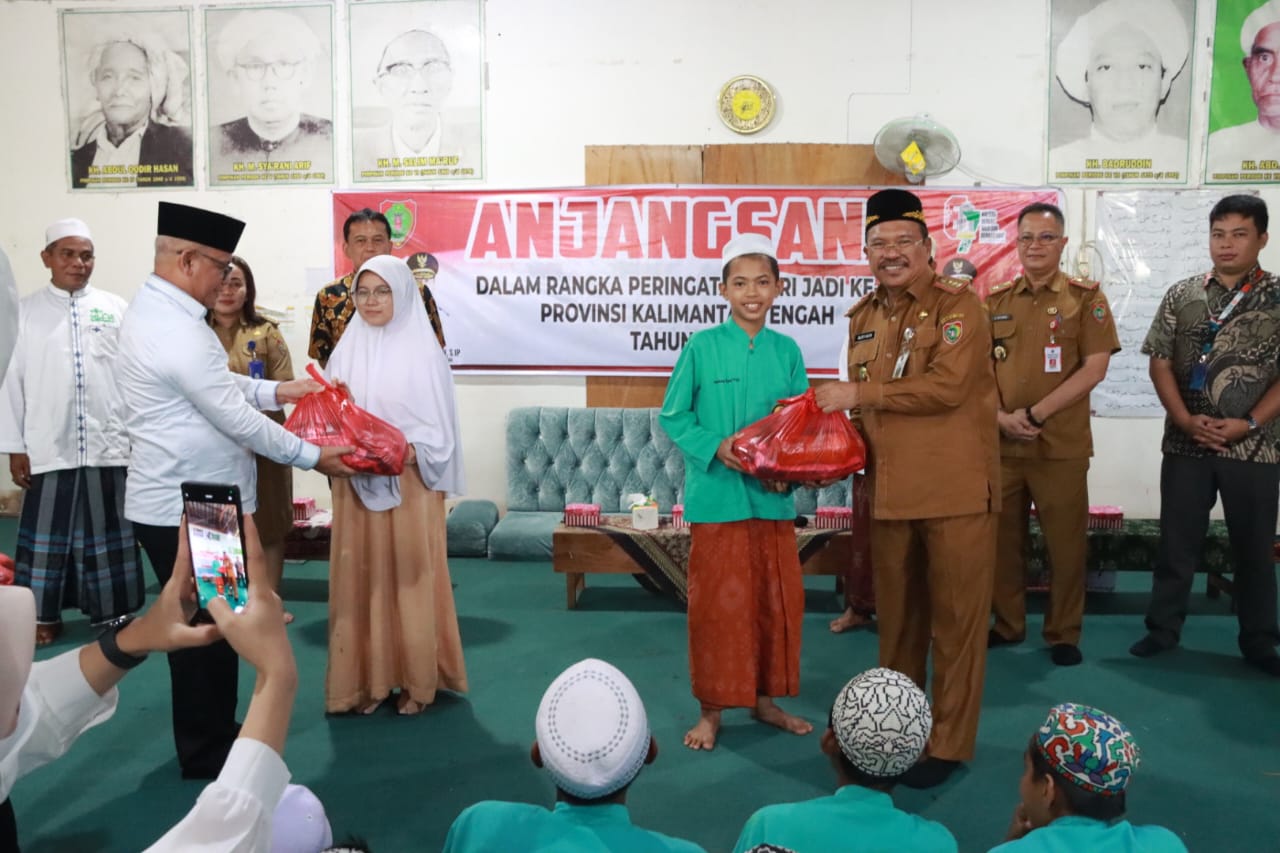 Rangkaian Harjad ke-67 Kalteng, Sekda Nuryakin Pimpin Anjangsana ke LKSA Darissalam Palangka Raya