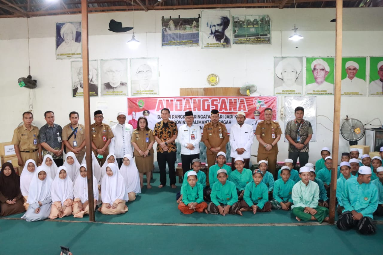 Rangkaian Harjad ke-67 Kalteng, Sekda Nuryakin Pimpin Anjangsana ke LKSA Darissalam Palangka Raya