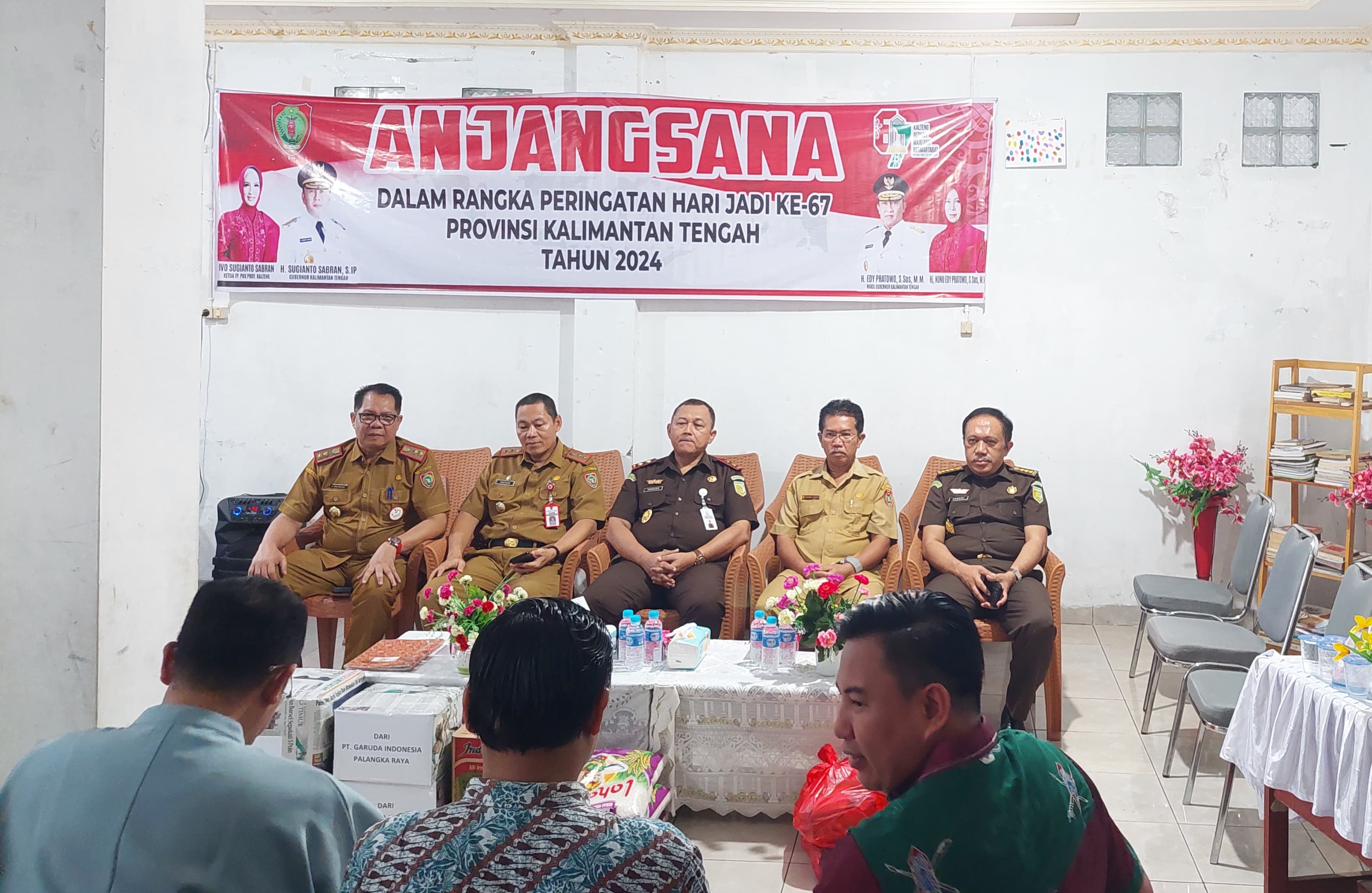 Peringati HUT Kalteng Ke-67, Kepala Dislutkan Anjangsana ke LKSA Imanuel