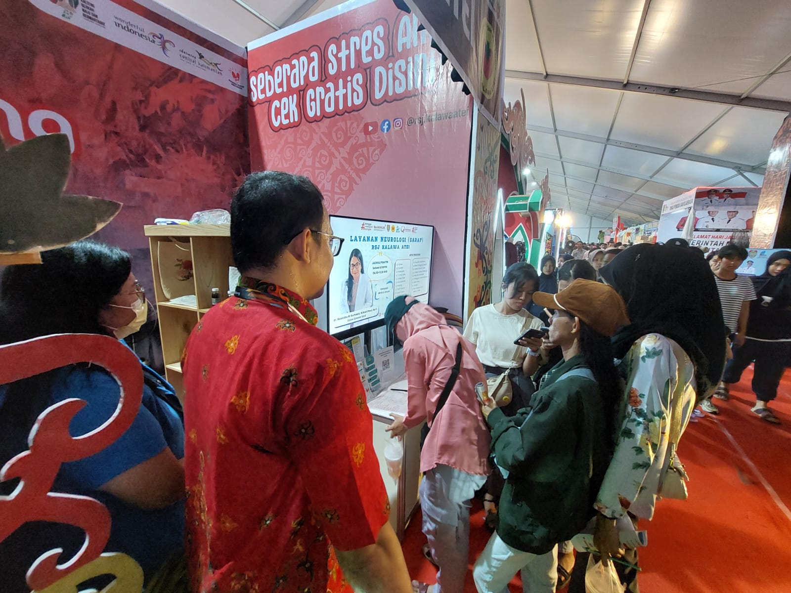 RSJ Kalawa Atei Berikan Layanan Konsultasi Gratis dan Tampilkan Karya Pasien