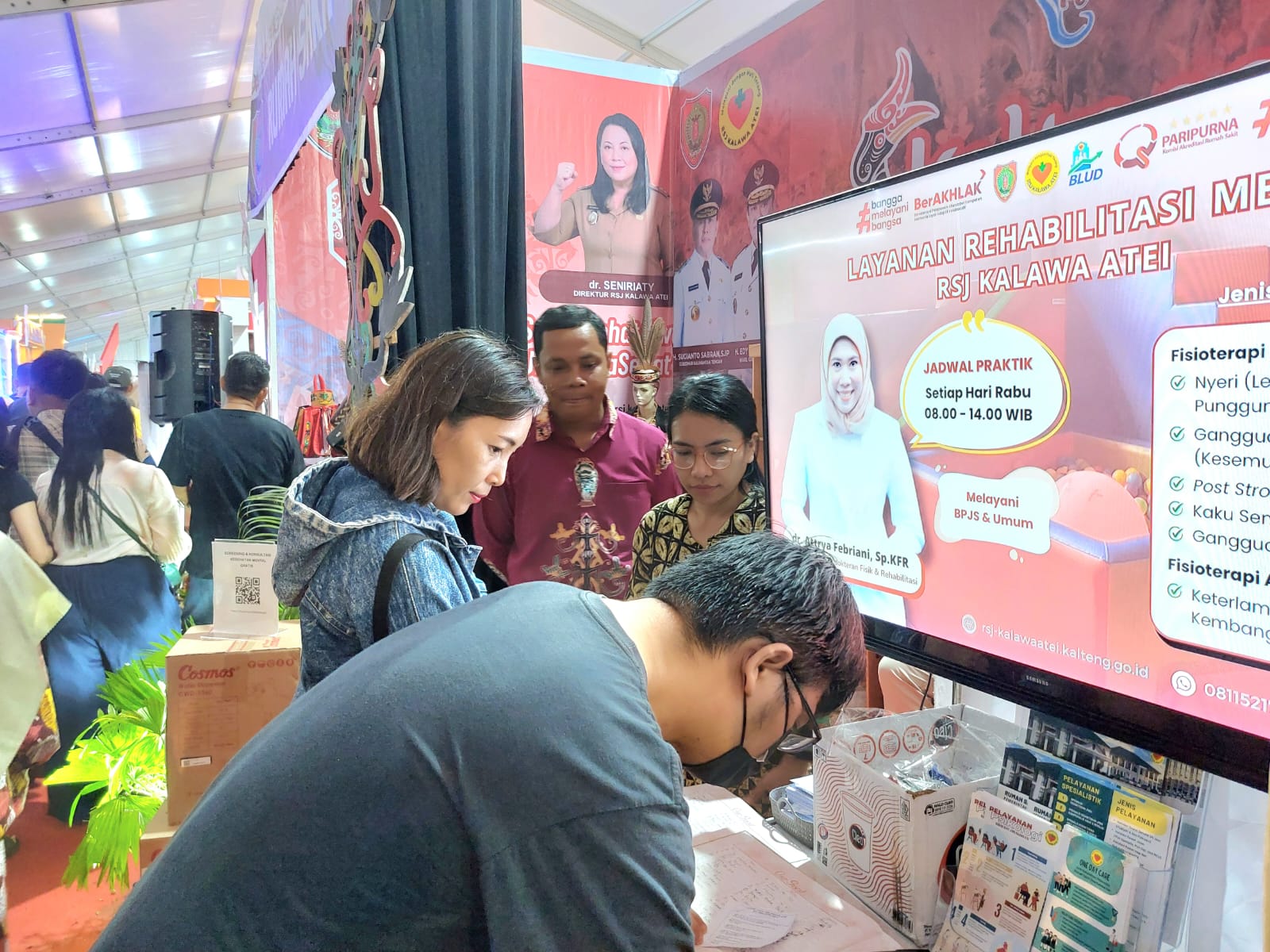 RSJ Kalawa Atei Berikan Layanan Konsultasi Gratis dan Tampilkan Karya Pasien