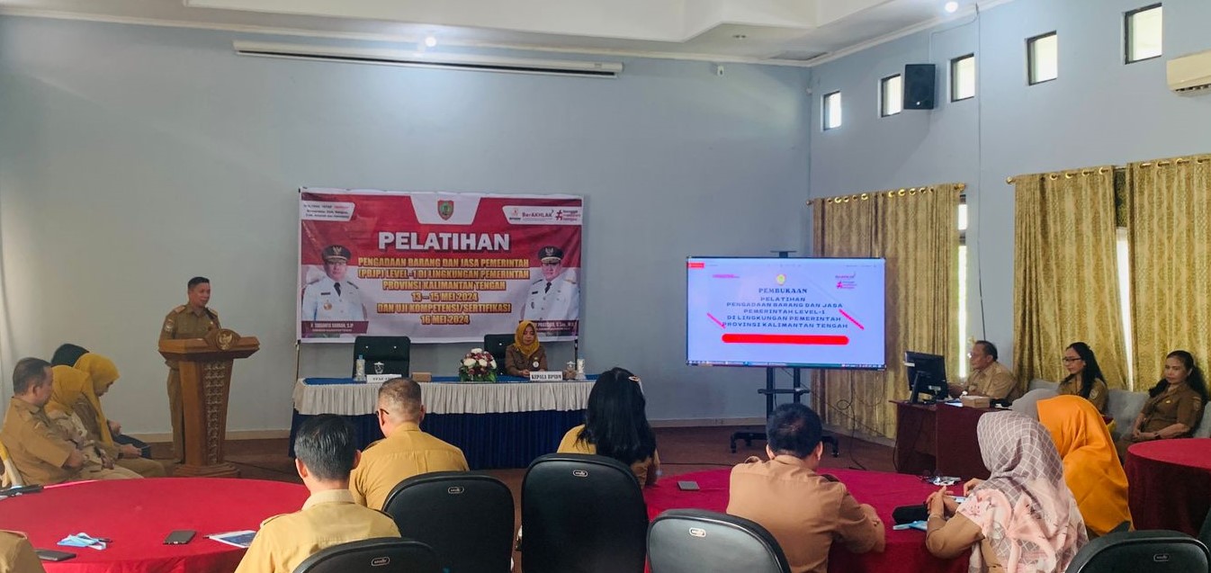 BPSDM Prov. Kalteng Gelar Pelatihan Barang dan Jasa Level 1
