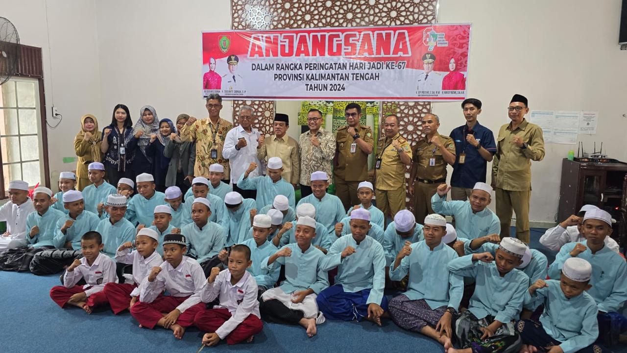 Kepala DLH Prov. Kalteng Menghadiri Anjangsana Dalam Rangka Hari Jadi Ke-67 Prov. Kalteng