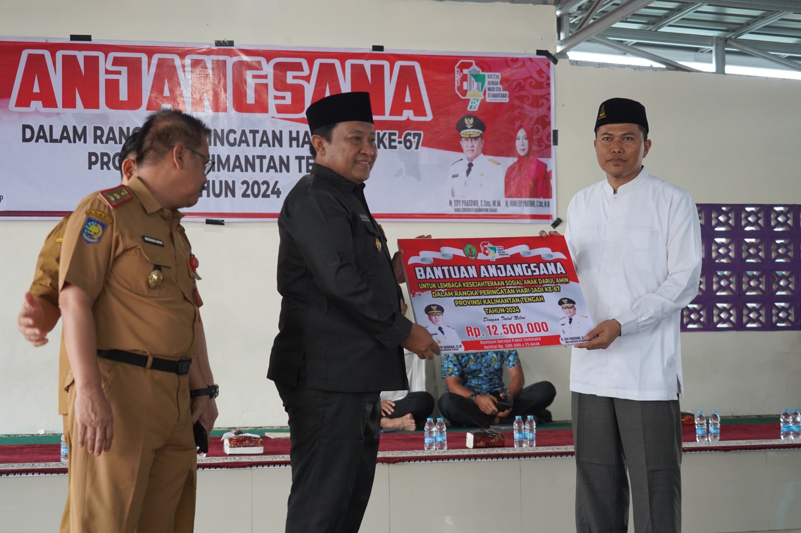 Peringati Hari Jadi ke-67 Provinsi Kalteng, Wagub Edy Pratowo Anjangsana ke LKSA Darul Amin