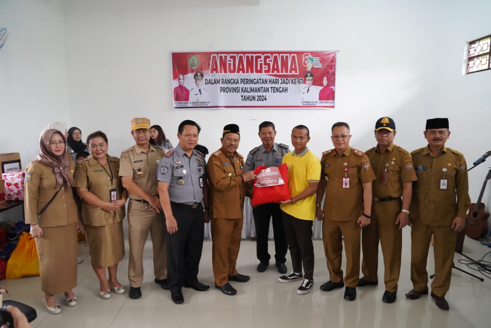 Hari Jadi Kalteng ke-67, Sekda Nuryakin Anjangsana ke LPKA Palangka Raya