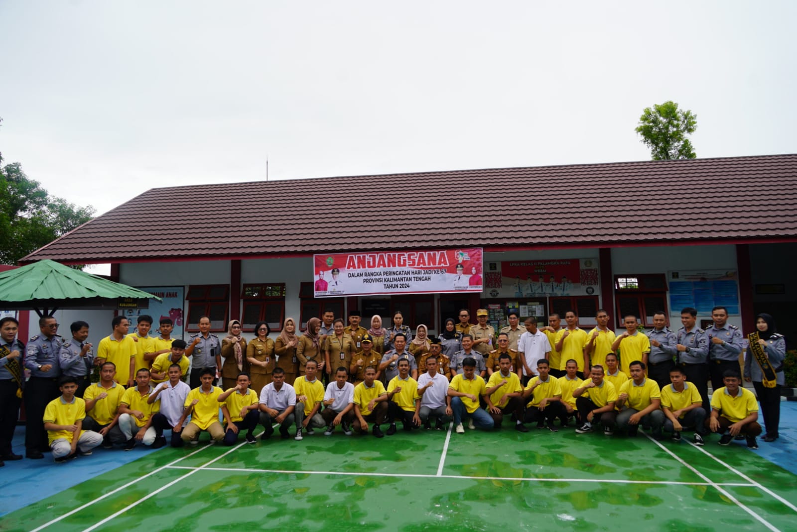 Hari Jadi Kalteng ke-67, Sekda Nuryakin Anjangsana ke LPKA Palangka Raya