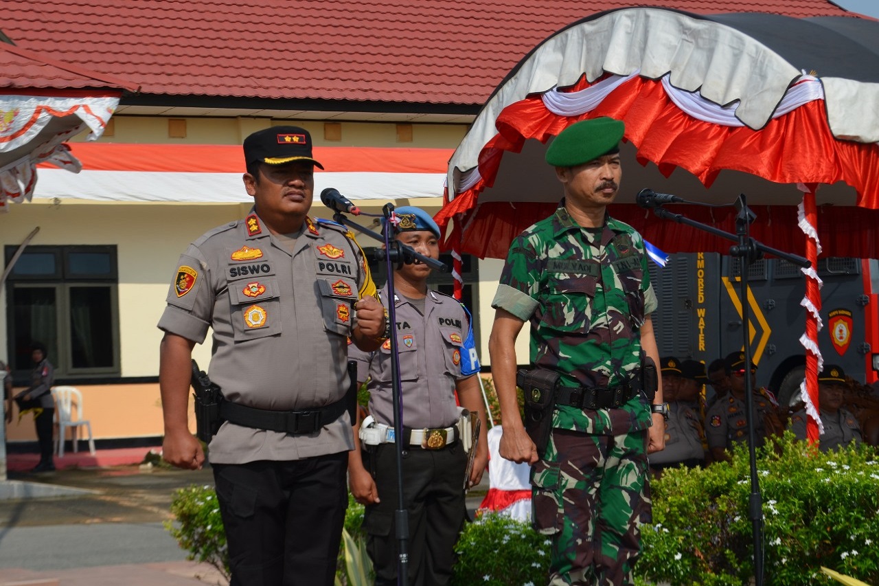 Kapolres Pulang Pisau Pimpin Apel Konsolidasi Dan PHPU