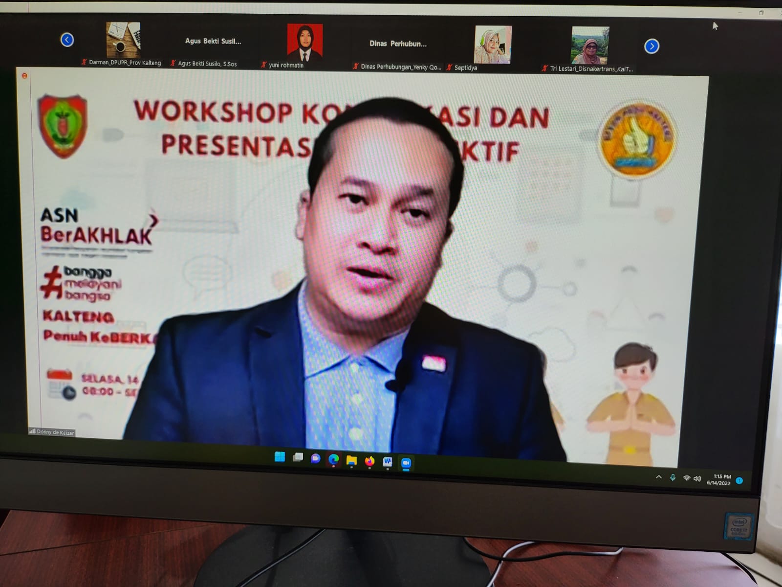Tingkatkan Kemampuan ASN Berkomunikasi di Depan Publik, BPSDM Prov. Kalteng Gelar Workshop