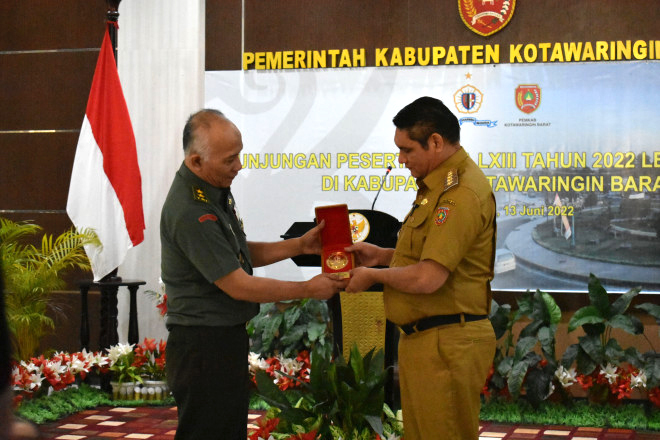 Terima Kunjungan Peserta PPRA LXIII Lemhanas RI, Pj Bupati Perkenalkan Berbagai Potensi di Kobar