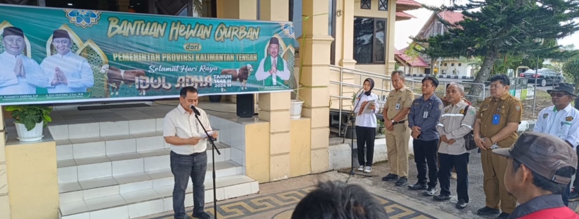 Pemprov Kalteng Laksanakan Pasar Murah dan Penyaluran Hewan Kurban untuk Masyarakat di Kabupaten Lamandau