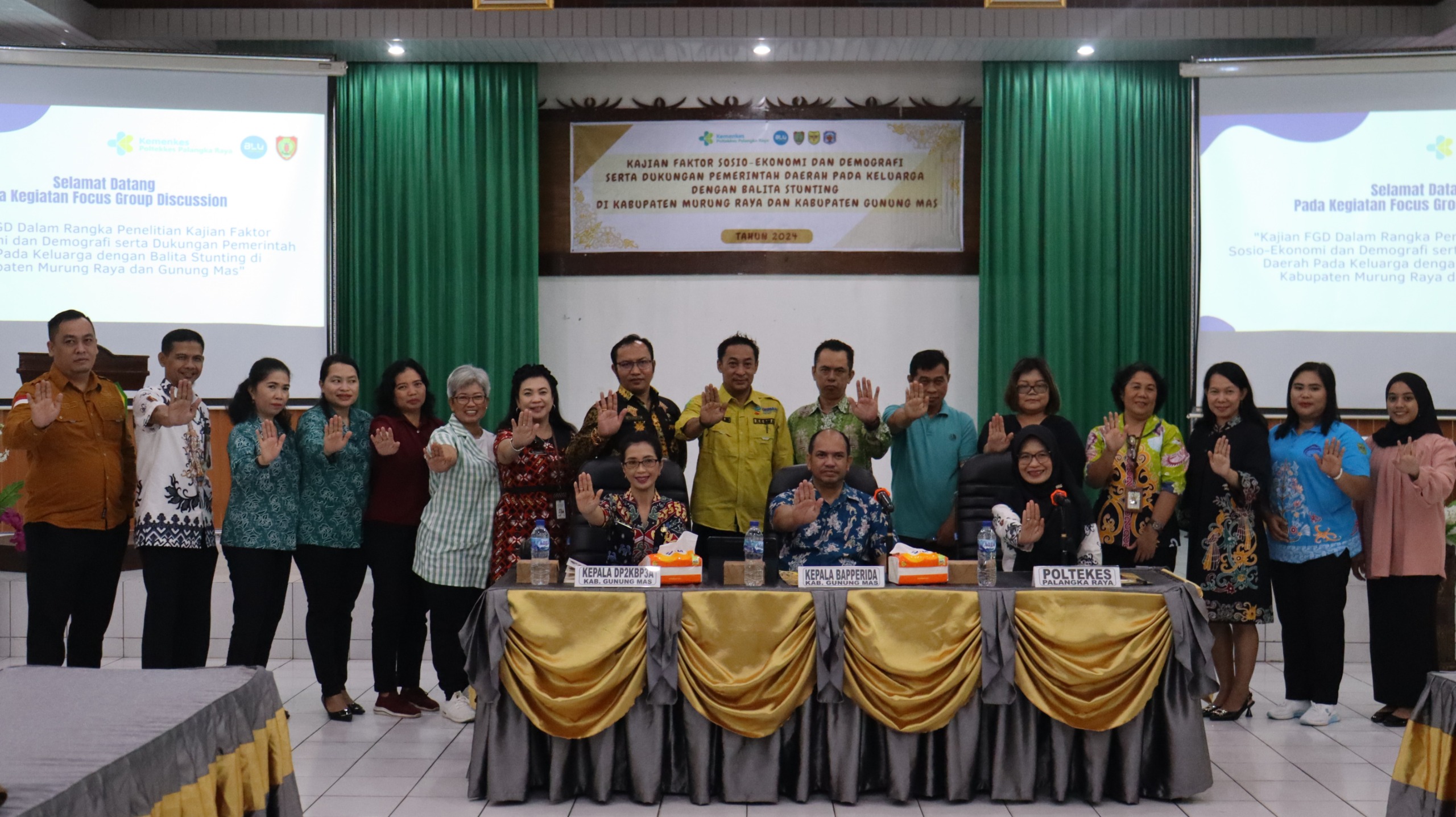Pemkab Gumas Bekerja Sama dengan Poltekkes Palangka Raya Gelar Focus Group Discussion