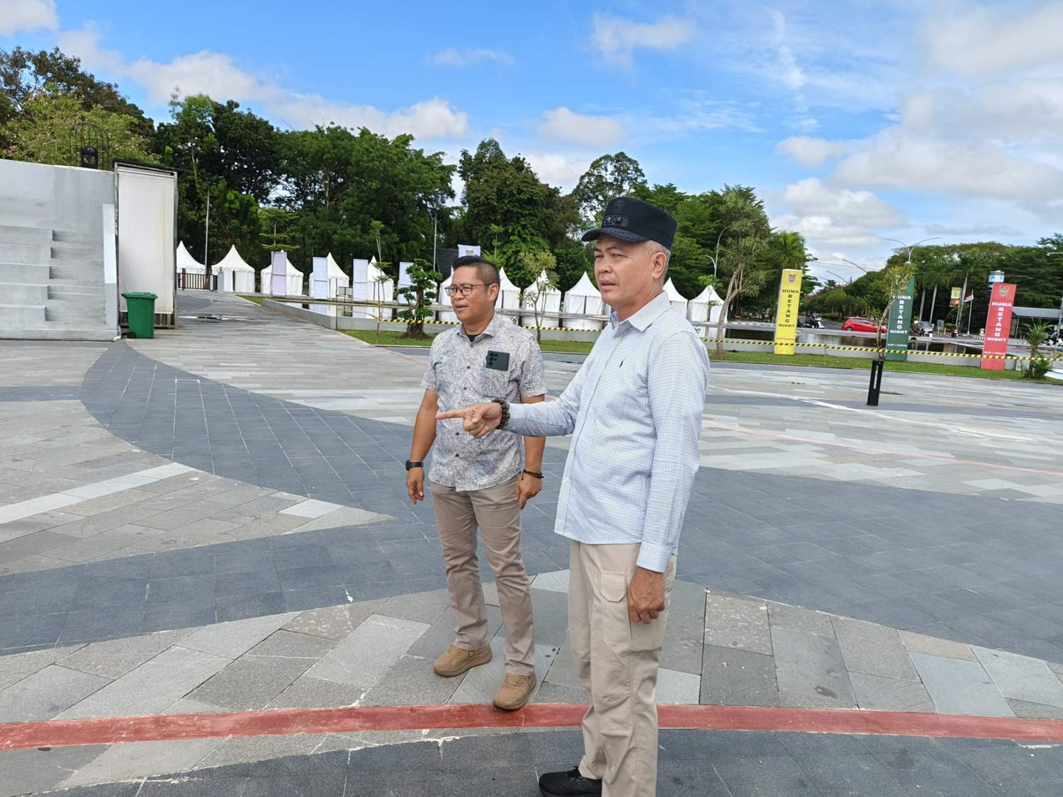 Satpol PP Kalteng Maksimalkan Keamanan Huma Betang Night, Gubernur dan Sekda Tinjau Langsung Persiapan