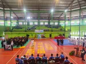 Pembukaan O2SN SMA/SMK Kotim 2025 Meriah! Tarian Daerah dan Semangat Sportif Warnai Gedung Voli Indoor Sampit