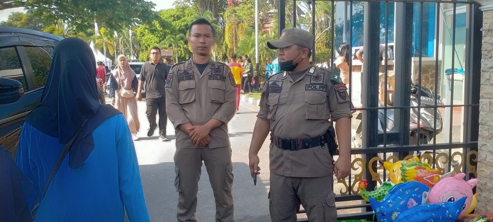Satpol PP Kalteng Amankan Jalan Sehat HARKOPNAS ke-78 Tingkat Provinsi