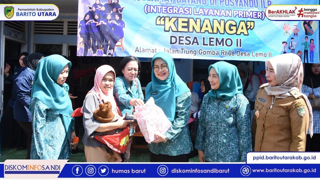 Prioritaskan Penurunan Stunting, Tim Penggerak PKK Barito Utara Monitoring Posyandu ILP Kenanga Desa Lemo II