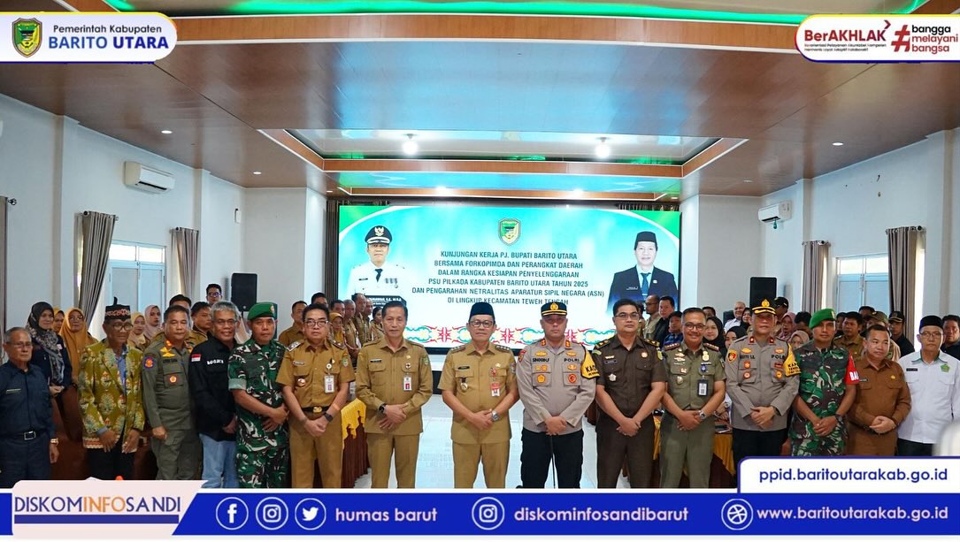 Pj. Bupati Barito Utara Buka Sosialisasi Pengawasan Partisipatif PSU Pemilihan Bupati dan Wakil Bupati Barito Utara