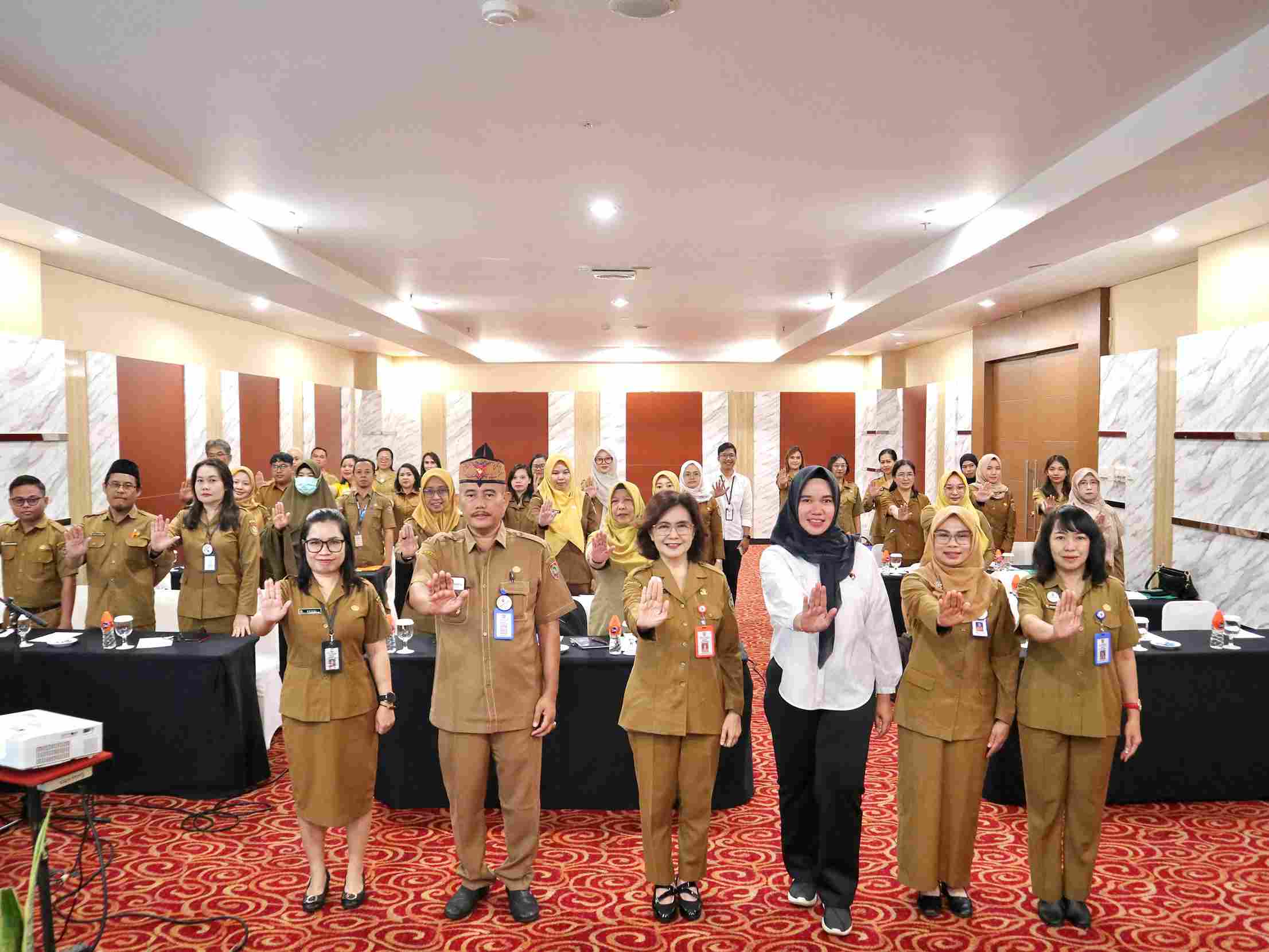 Penguatan Sistem Perlindungan pada Korban Kekerasan, DP3APPKB Provinsi Kalteng Gelar Pelatihan SIMFONI PPA