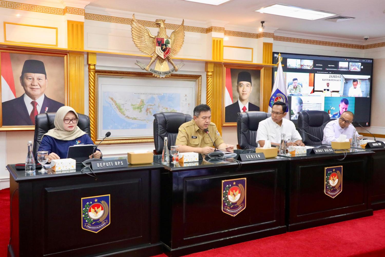 Sekjen Kemendagri Dorong Evaluasi Kinerja Daerah Terkait Pengendalian Inflasi