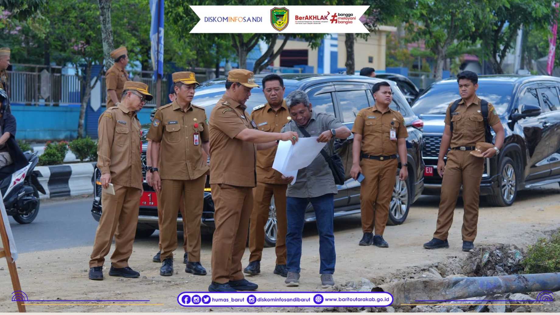 Tinjau Pembangunan Strategis, Bupati Barito Utara Tekankan Percepatan Infrastruktur
