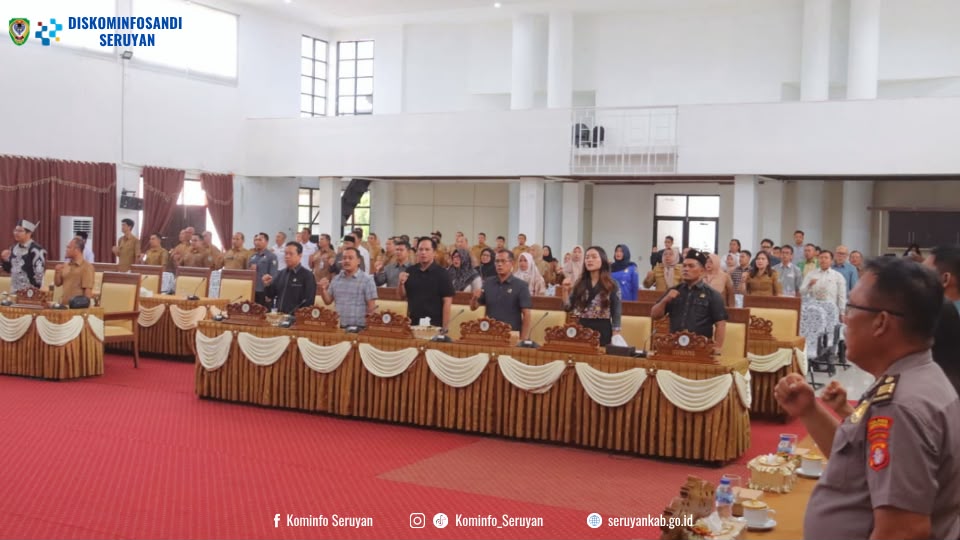 Wabup Seruyan Hadiri Paripurna DPRD, Raperda Pertanggungjawaban APBD 2025 Disepakati