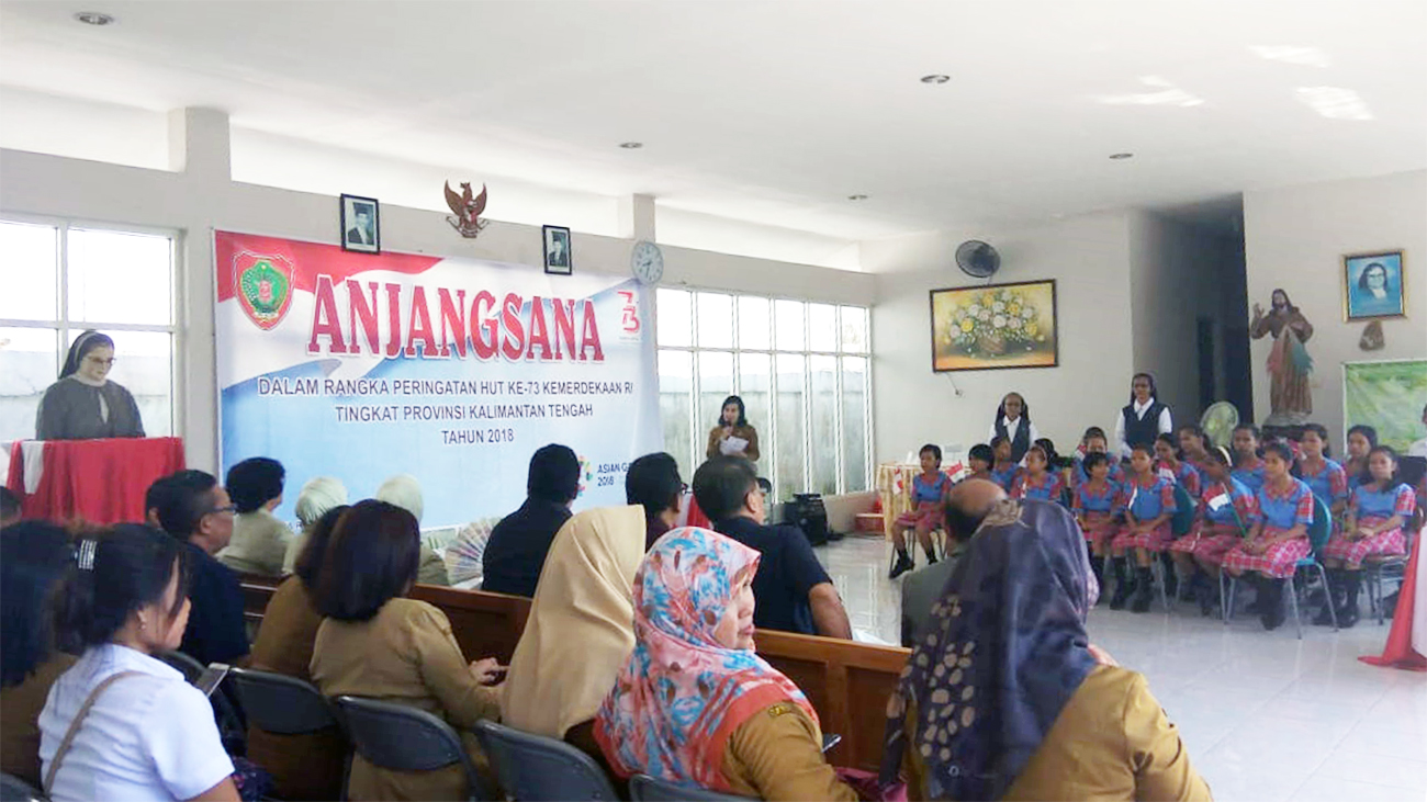 DISPERKIMTAN Kalteng Bersama Rombongan VII Anjangsana Pemprov Kalteng ke LKSA Maria Ines Palangka Raya