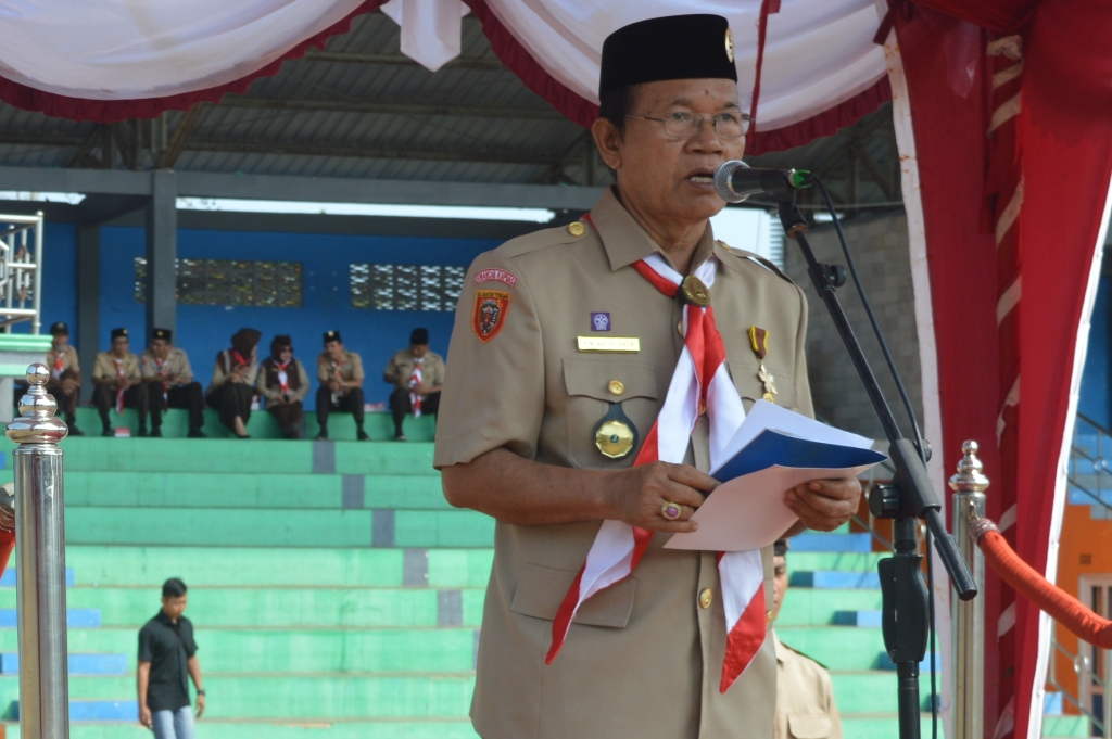Wabup Irup Peringatan Hari Pramuka ke-58