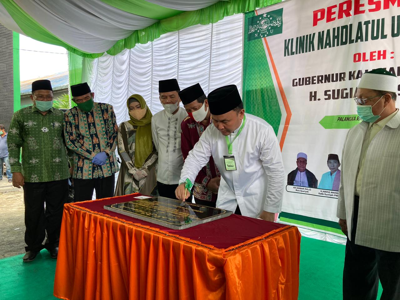 Gubernur Kalteng Resmikan  Klinik NU Kota Palangka Raya
