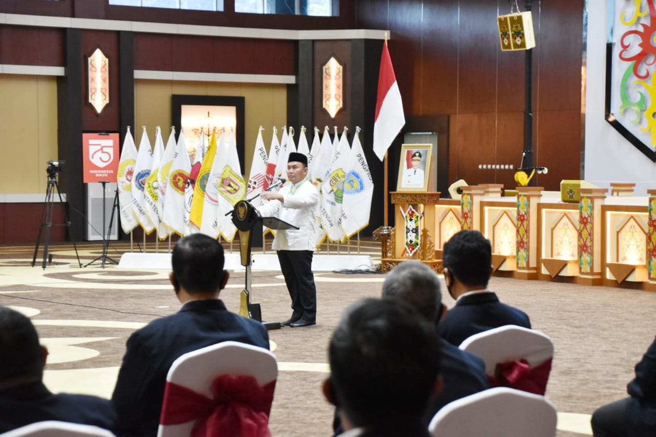 Gubernur Kalteng Hadiri Pelantikan Ketua Umum KONI Kalteng Masa Bakti 2020-2024