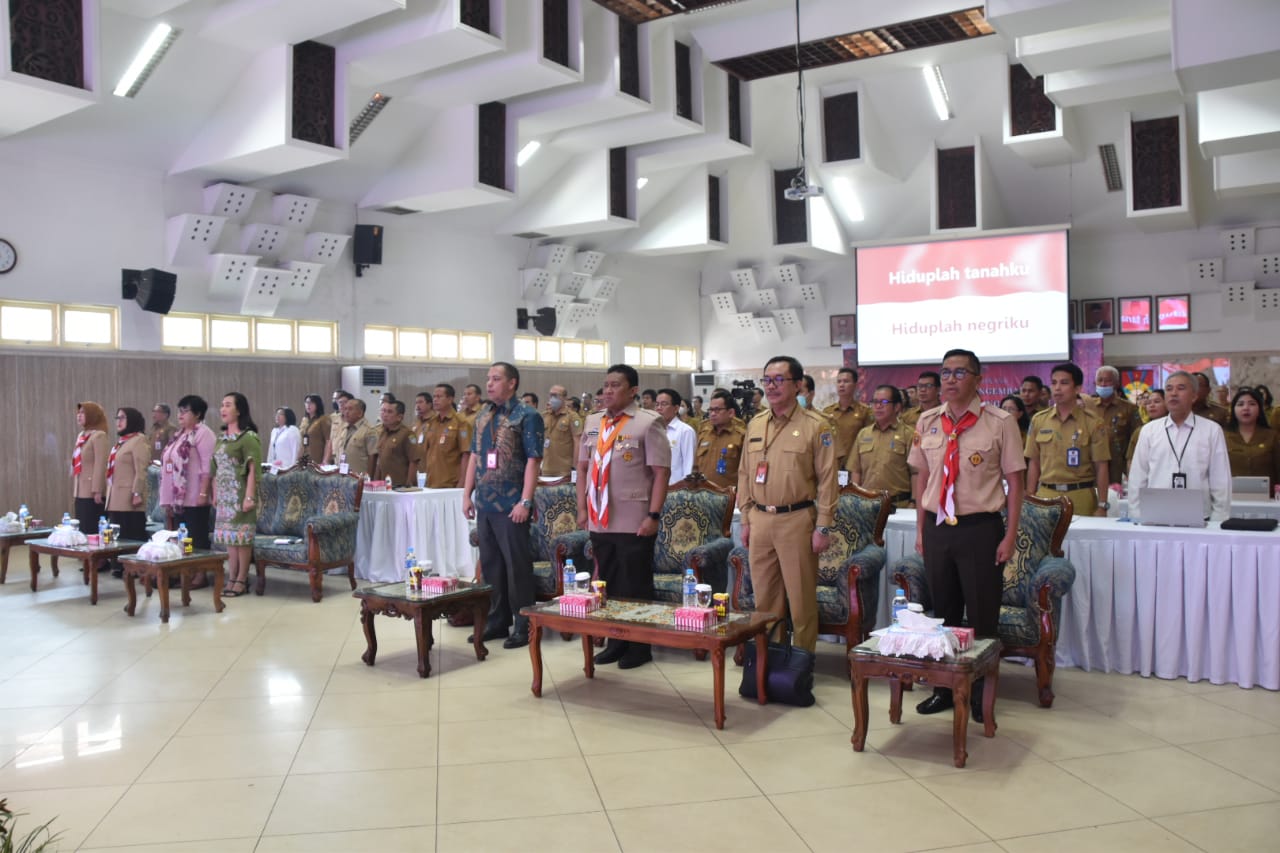 Wagub Edy Pratowo Buka Rakor Litbang FGD IID Se-Kalteng Tahun 2023